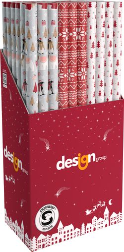 Rollo Papel de Regalo 2mt Nordic Navidad
