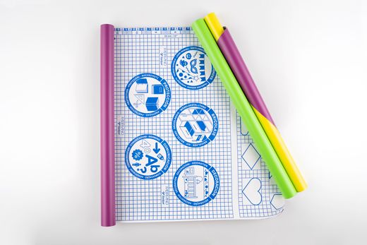 Rollo plástico adhesivo  70µ 0,50 x 15 m Mate