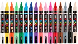 Rotulador con punta de pincel Posca PC-5BR