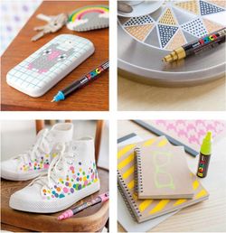 Marqueur non permanent Posca course 8 mm