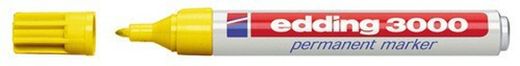 marcador permanente de ponta redonda edding 3000