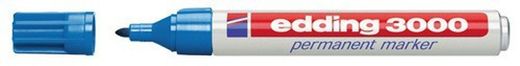 marcador permanente de ponta redonda edding 3000