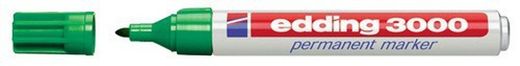 marcador permanente de ponta redonda edding 3000