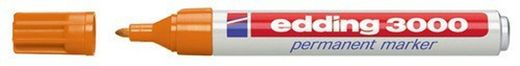 marcador permanente de ponta redonda edding 3000