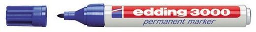 marcador permanente de ponta redonda edding 3000