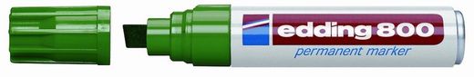 marcador permanente de ponta chanfrada edding 800