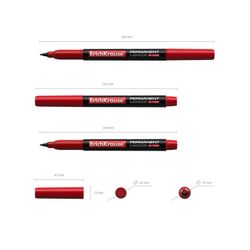 marcador permanente erich krause p100