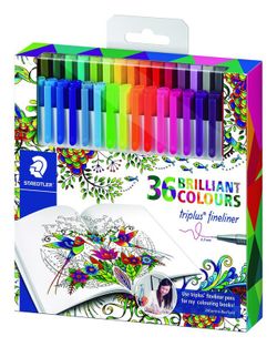 Marqueur Triplus fineliner 334. Étui exclusif.