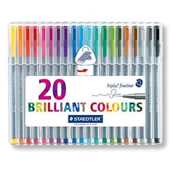 Marqueur Triplus fineliner 334. Étui exclusif.