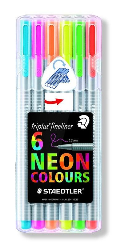 Marqueur Triplus fineliner 334. Étui exclusif.