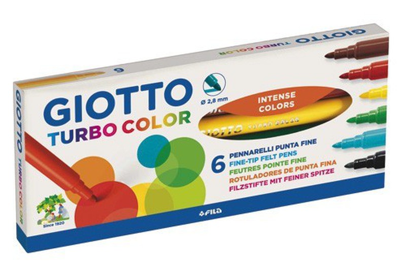 Rotuladores Giotto Turbo - Caja 24 colores