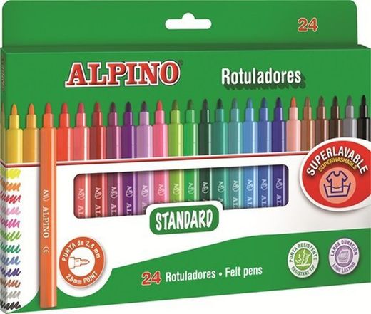 Rotuladores alpino standar 2,8mm surtidos