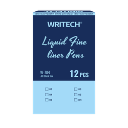 Rotuladores calibrados Writech. Disponibles en tres anchos de trazo