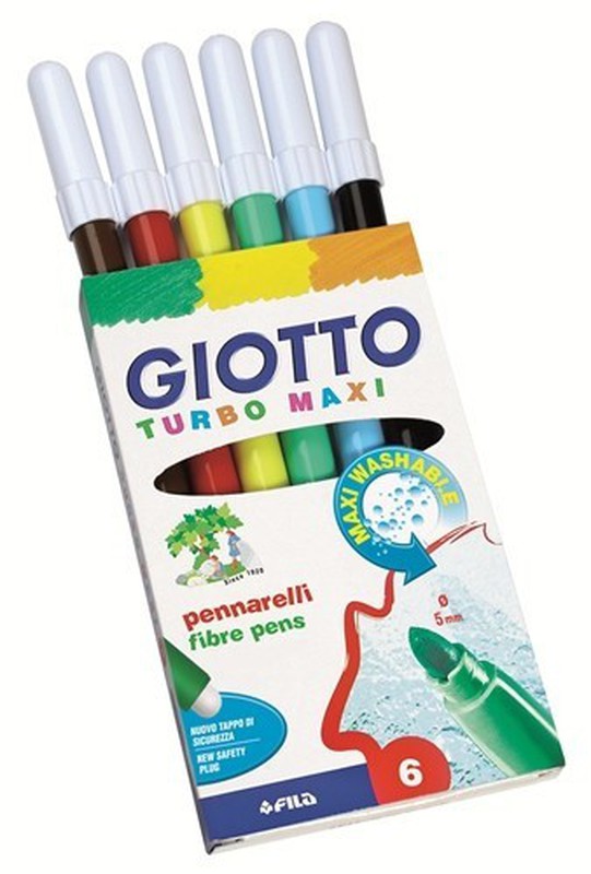 Rotuladores de colores Giotto Turbo MAXI