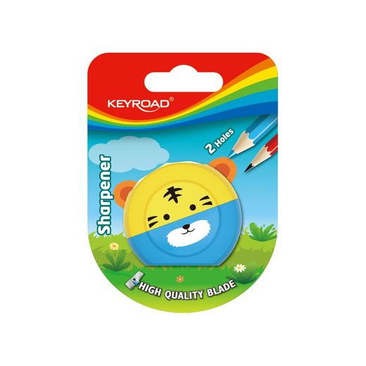 Apontador de lápis de plástico em forma de caracol Keyroad 2 usos