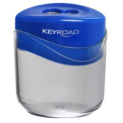 Sacapuntas Metálico Con Depósito 2 Usos