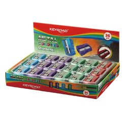 Pot à crayons en métal à usage unique Keyroad avec noyaux brillants