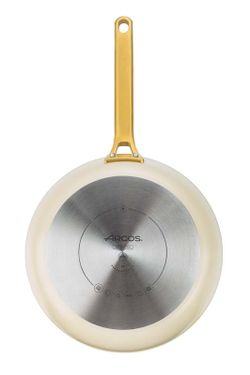Poêle à frire Iconic en aluminium forgé pour induction 28 cm beige