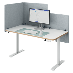 Separador de Escritorio Ajustable en Altura Leitz, 70x80cm