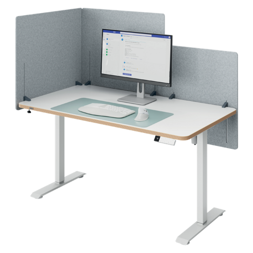 Separador de Escritorio Ajustable en Altura Leitz, 70x80cm