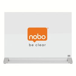 Séparateur de bureau et tableau blanc en verre