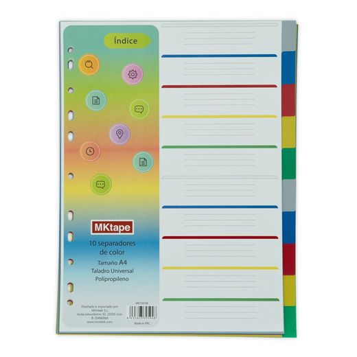 Divisores de cores Mktape
