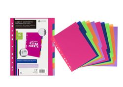 Separadores extra-fuerte en polipropileno din a-4