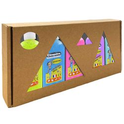 Conjunto de 5 potes de tinta gel neon de 100ml