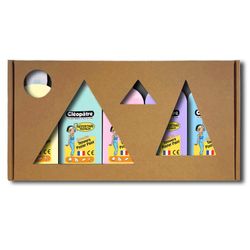 Conjunto de 5 garrafas de têmpera pastel de 100ml
