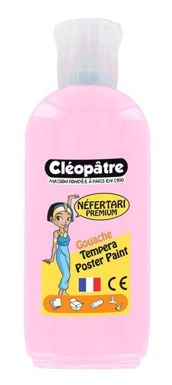 Lot de 5 flacons de tempera pastel de 100 ml