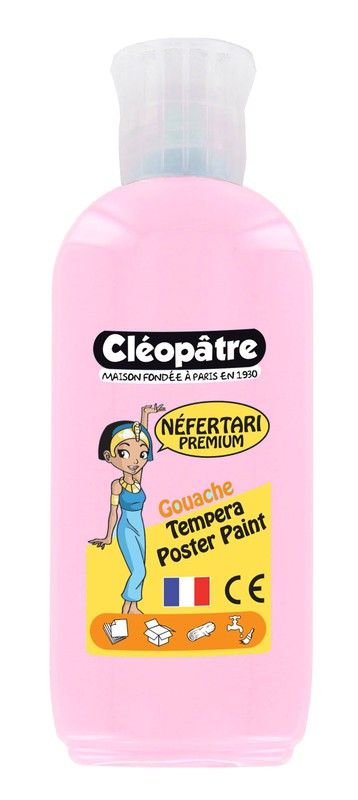 Lot de 5 flacons de tempera pastel de 100 ml