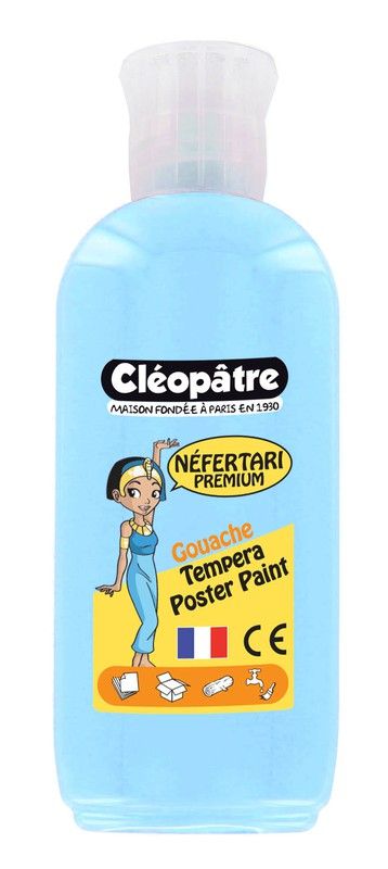 Lot de 5 flacons de tempera pastel de 100 ml