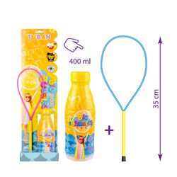 Ensemble d'aneis de bolha de sabão 400 ml