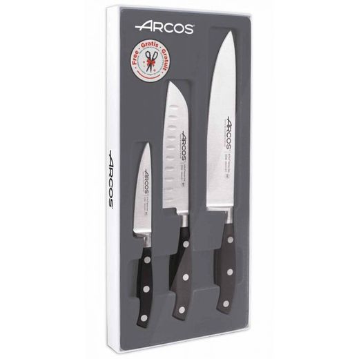 Set Cocina Arcos Estuche Riviera 4 Piezas