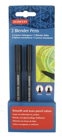 Lot de 2 stylos estompeurs Derwent - pointe 2 et 4 mm