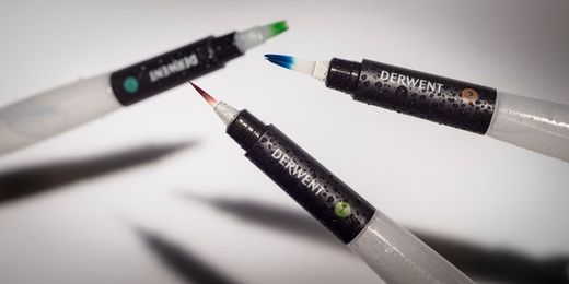 Set de 3 pinceaux à eau Derwent