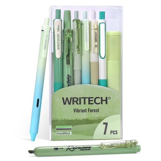 Set de 7 piezas Writech en distintos colores