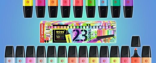 Conjunto de mesa edição 50º aniversário STABILO BOSS