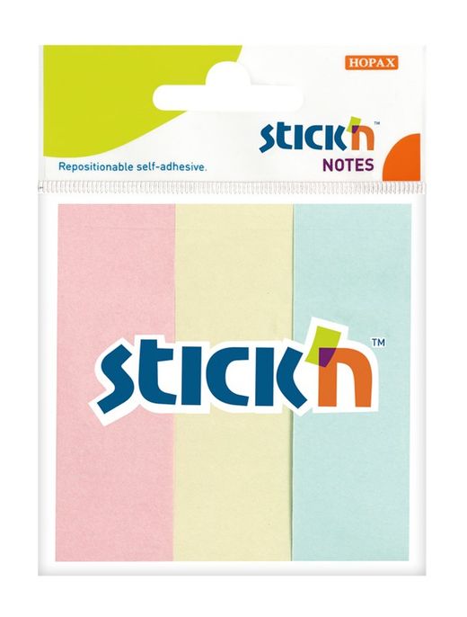 Conjunto de notas de marcador de cor pastel