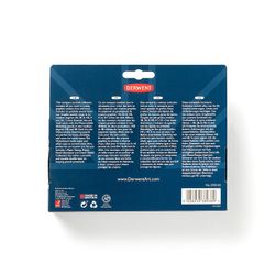 Conjunto de esboços de linha e lavagem - em caixa de metal (inclui 6 lápis de grafite, 2 lápis de desenho aquarela, 1 pincel de água, 1 borracha, 1 liquidificador, 1 apontador e uma borracha de plástico)