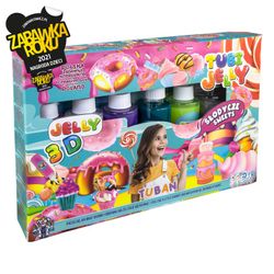 conjunto de tubos de gelatina