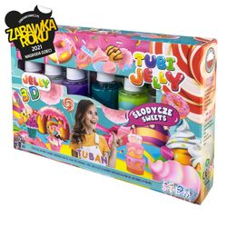 conjunto de tubos de gelatina