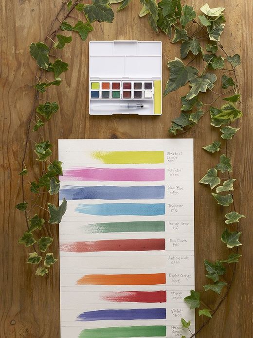 Set de viaje de pinturas Derwent Inktense en pastilla - colores 2