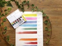 Set de viaje de pinturas Derwent Inktense en pastilla - colores 2