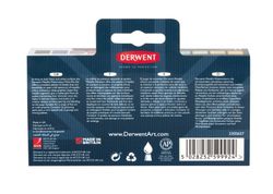 Set de viaje de pinturas Derwent Metallic en 12 pastillas