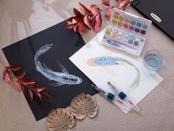 Set de viaje de pinturas Derwent Metallic en 12 pastillas