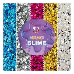 Ensemble de Diamants Colorés pour Slime - 5x5g