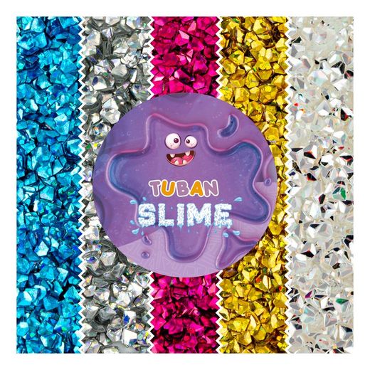 Ensemble de Diamants Colorés pour Slime - 5x5g