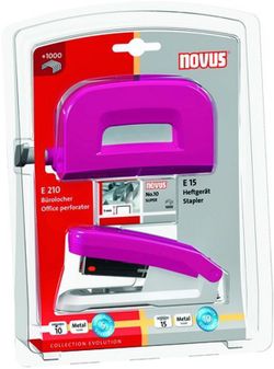 Novo grampeador e conjunto de brocas Novus