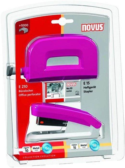 ensemble agrafeuse et perceuse novus fresh